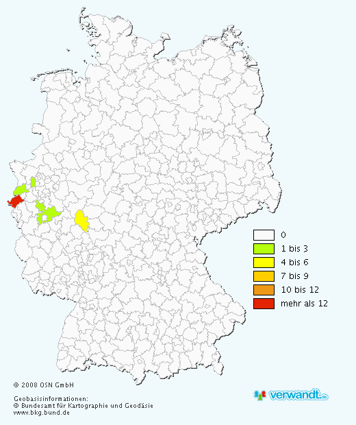 Niesten in Duitsland