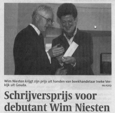 prijs voor Wim Niesten